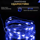 Гирлянда светодиодная GarlandoPro 2000L200MGBL Роса Нить на 2000 LED зеленая 200 м 8 режимов Синий (127-107-2000L200MGBL) - изображение 4