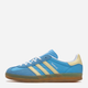 Sneakersy damskie do kostki adidas Gazelle Indoor IE2960 39.5 (6UK) 24.5 cm Niebieskie (4066765070074) - obraz 1