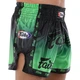 Шорты для тайского бокса и кикбоксинга Fairtex 9474 размер XL (48-50) Green-Black - изображение 5