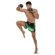 Шорты для тайского бокса и кикбоксинга Fairtex 9474 размер XL (48-50) Green-Black - изображение 7