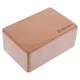 Блок для йоги пробковый кирпич опорный для йоги Zelart 7850-4 размер 23x15x10 см Beige - изображение 5