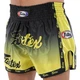 Шорты для тайского бокса и кикбоксинга Fairtex 9474 размер L (46-48) Yellow-Black - изображение 1