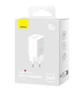 Мережевий Зарядний Пристрій Baseus GaN5 Pro 40W Type-C+Type-C White - зображення 2