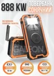 Powerbank Ibattery 888KW 25000 mAh, павербанк із сонячною панеллю, швидка зарядка та ліхтарик - зображення 1