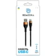 Кабель Remzona USB-A - USB-C 1м 66W 6A CUC1-03BK - зображення 2