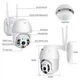 Камера видеонаблюдения уличная IP CAM 6 вайфай видеокамеры поворотная настенная с влагозащитой ночная съёмка - изображение 5