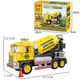 Конструктор Бетоносмеситель 2 в 1 Builder cement mixer развивающий WOMA 397 деталей - изображение 2