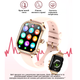 Женские смарт-часы Smart Watch для айфона и андроида – умные часы с HD-экраном, фитнес-трекером и уведомлени - изображение 4