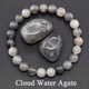 Браслет из натурального серого агата Claud Water Agate - изображение 2
