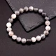Браслет из натурального серого агата Claud Water Agate - изображение 7