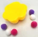 Игрушка антистресс кошачья лапка сквиш 7см Таба лапа котика тянучка лапки с ворсом и бусинками UKC желтая - изображение 3