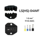 Матриця HS(LS)-04WF 1-6 мм.кв 17-10 AWG для кримпера серії HS [AHS-04WF] TACTIX - зображення 3
