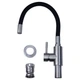 Змішувач AQUATICA KT Ø35 для кухні гусак силіконовий на гайці SS KT-4B570P (9722131) - изображение 2