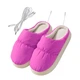 Домашние комнатные тапочки Lesko A-230 Purple р.37 с подогревом USB женские - изображение 1
