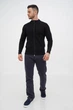Кофта на замку кежуал Trend Collection 3357 чорний (col.802) XL - зображення 4