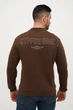 Cвитшот с принтом Trend Collection 2831 коричневый (BROWN) 3XL - изображение 4