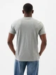 Мужская футболка Gap Everyday Soft Logo XS серая - изображение 2