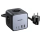 Зарядное устройство Ugreen CD268 2 розетки 4xUSB 65W DigiNest Cube 2хUSB-C+2xUSB-A Black-Grey (60113) - изображение 1
