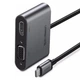 USB-хаб UGREEN Type-C to HDMI + VGA + USB 3.0 адаптер з PD Space Grey (UGR-50505) - зображення 2
