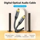 Кабель аудио Vention Toslink - Toslink оптический цифровой аудиокабель 2 м Black (BAVBH) - изображение 2
