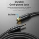Кабель аудіо Vention mini Toslink — Toslink оптичний цифровий аудіокабель 1 м Black (BKCBF) - зображення 10