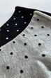 Шкарпетки жіночі Legs бавовняні замість резиночки - вільний край SOCKS COTTON POINTS 2 пари 36-40(р) nero/grey (G13) - изображение 2