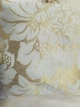 Комплект декоративних подушок Firanka Flowers 33х33см 2шт Золотий з молочним (п_0233) - зображення 6