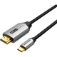 Кабель перехідник Vention USB Type-C to HDMI v2.0 1.5 м Gray (CRBBG) - зображення 2