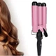 Тройная плойка щипцы для укладки волос Bestope Hair Waver HE-19 Розовый - изображение 8