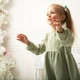 Плаття для дівчаток Trendy tot 03-01514 оливковий 104 см (4 роки) - зображення 2