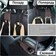 Крючки в автомобиль Relv suede hook на подголовник 2 шт Коричневые (SH1B) - изображение 3