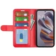 Класичний чохол-книжка Deexe Wallet Style для Motorola Edge 50 Neo / Edge 60 Neo - Red - зображення 2