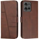 Чехол-книжка с застежкой UniCase Jet Cover для Motorola Edge 50 - Brown - изображение 1