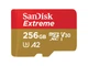 Карта пам'яті SanDisk 256 GB microSDXC UHS-I U3 V30 A2 Extreme (SDSQXAV-256G-GN6MN) - изображение 1