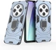 Чохол Iron Ring для Xiaomi Redmi 14C протиударний бампер з підставкою кільцем Dark-Blue - зображення 1