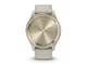 Смарт-годинник Garmin Vivomove Trend Cream Gold S. Steel Bezel w. F. Gray Case and S. Band (010-02665-02) - изображение 2