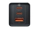 Зарядний пристрій BASEUS GaN5 Pro Fast Charger 2C+U 65W Black w/Type-C to Type-C (CCGP120201) - изображение 4