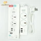 Сетевой фильтр-удлинитель XO WL04 2 Розетки + 3 USB 1.8 м White (WL04) - изображение 6