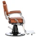 Гідравлічне перукарське крісло Dion Barberking A-040-SILVER-BROWN - зображення 4