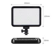 Накамерная LED лампа для блогеров Tolifo PT-F300B 3200К-5600К с аккумулятором и зарядкой Черная - изображение 5