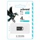 Флеш пам'ять 4GB Wibrand Hawk Black (WI2.0/HA4M1B) - зображення 2