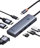 Хаб Baseus 7в1 PD 100W (Type-C to 4K HDMI / USB / VGA) - зображення 1