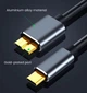 Кабель Micro USB Type B 3.0 - Type C 3.0 (M/M) 5Gbps Aluminum Gold-plated, 0.5 м (48773) - зображення 4