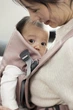 Рюкзак-кенгуру BabyBjorn Mini Woven Dusty pink, 7317680211149 - зображення 2