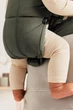 Рюкзак-кенгуру BabyBjorn Mini Woven Dark green, 7317680210401 - изображение 4