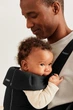 Рюкзак-кенгуру BabyBjorn Mini Woven Black, 7317680211569 - зображення 6