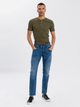 Koszulka męska bawełniana długa Cross Jeans 15495-002 XL Khaki (8697319229882) - obraz 3