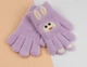Перчатки детские на 2-5 лет (арт. 24-8-008) фиолетовые - изображение 1