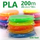 Набор PLA пластика 20 цветов по 10 метров для 3D ручек / 200 метров - изображение 1