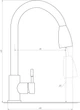 Смеситель кухонный GLOBUS LUX Alpen SBT1-2031-BB - изображение 6